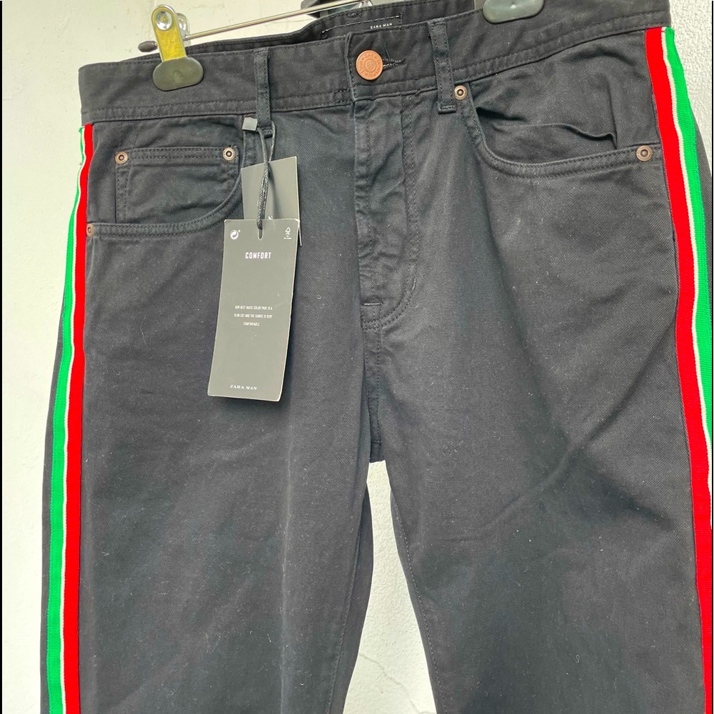 Zara Man Side Striped Jeans
